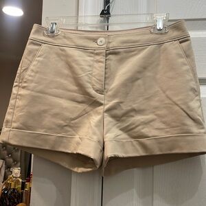 Express tan dress shorts